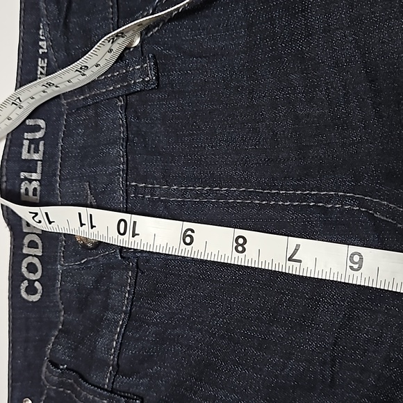 Code Bleu Size Missy 14/31 Reg. Annette Bootcut Denim Jeans #W-534 - Picture 9 of 11